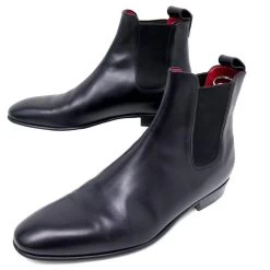 JM WESTON BOOTS CHELSEA LE CAMBRE BOOTS 431 10.5D 44.5 LEATHER BOOTS Black