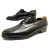JM WESTON RICHELIEU SHOES 307 7.5E 41.5 Wide 42 GOAT LEATHER SHOES Black