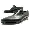 JM WESTON RICHELIEU GRAPHIC SHOES 446 Cuir 7.5D 41.5 SHOES SHOES Black -Jm Menswear black leather jm weston richelieu graphic shoes 446 cuir 75d 415 shoes shoes
