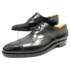 JM WESTON SHOES 302 Richelieu 7.5E 41.5 Wide 42 + SHOES Black