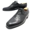 JM WESTON RICHELIEU SHOES 306 Leather Kid 7.5C 41.5 + SHOES Black