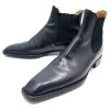 BOOTS SHOES JM WESTON LE CAMBRE BEAUBOURG 9D 43 BLACK LEATHER LOW BOOTS -Jm Menswear boots shoes jm weston le cambre beaubourg 9d 43 black leather low boots