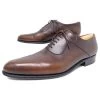 JM WESTON RICHELIEU GRAPHIC SHOES 446 10.5C 44.5 LEATHER LEATHER SHOES Brown -Jm Menswear brown jm weston richelieu graphic shoes 446 105c 445 leather leather shoes