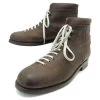 NEW JM WESTON COUNTRY GENTS HICKING BOOTS 132 10D 44 Suede Leather Material Brown -Jm Menswear brown new jm weston country gents hicking boots 132 10d 44 suede leather material