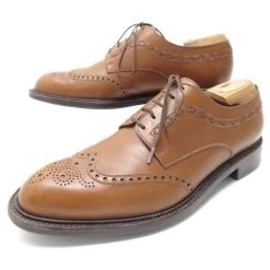 JM WESTON SHOES 331 DERBY COUNTRY GENTS 8E 42 Wide 42.5 LEATHER SHOES Caramel