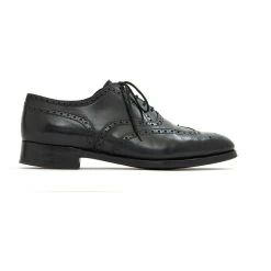 JM Weston DERBY PERFORATED BLACK UK7.5E FR41