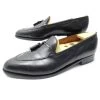 JM WESTON LOAFERS 173 Pompons 11.5D 45.5 BLACK LEATHER LOAFERS -Jm Menswear jm weston loafers 173 pompons 115d 455 black leather loafers