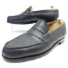JM WESTON LOAFERS 180 6.5C 40.5 BLACK LIZARD LEATHER SHOES -Jm Menswear jm weston loafers 180 65c 405 black lizard leather shoes