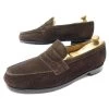 JM WESTON LOAFERS 180 8D 42 BROWN VELVET SUEDE SHOES -Jm Menswear jm weston loafers 180 8d 42 brown velvet suede shoes