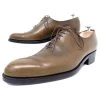 JM WESTON RICHELIEU ONE CUT SHOES 402 7.5D 41.5 BROWN LEATHER SHOES -Jm Menswear jm weston richelieu one cut shoes 402 75d 415 brown leather shoes