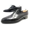 JM WESTON RICHELIEU SHOES 300 8.5D 42.5 STRAIGHT TOE BLACK LEATHER SHOES