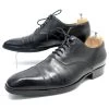 JM WESTON RICHELIEU STRAIGHT TOE SHOES 8.5E 42.5 BLACK LEATHER LOAFERS SHOES -Jm Menswear jm weston richelieu straight toe shoes 85e 425 black leather loafers shoes