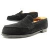 JM WESTON SHOES 180 Church´s Loafers 7C 41 BLACK SUEDE SHOES LOAFERS SHOE -Jm Menswear jm weston shoes 180 churchs loafers 7c 41 black suede shoes loafers shoe