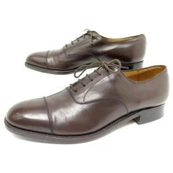 JM WESTON SHOES 300 Richelieu 7D 41 BROWN LEATHER SHOES