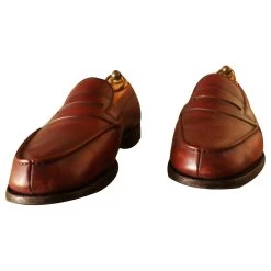 Church´s Loafers 180 JM WESTON Size 6D (40) Very Good Condition Dark Red