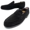 NEW JM WESTON LOAFERS 180 13D 47 BLACK SUEDE STAINLESS STEEL SHOES -Jm Menswear new jm weston loafers 180 13d 47 black suede stainless steel shoes