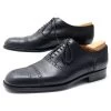 NEW JM WESTON SHOES 615 7D 41 RICHELIEU STRAIGHT BUTTON FLOWERED BLACK LEATHER -Jm Menswear new jm weston shoes 615 7d 41 richelieu straight button flowered black leather